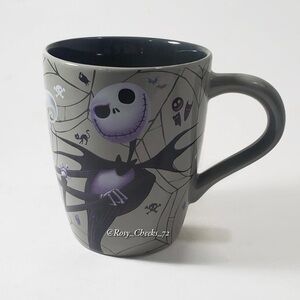 Disney Store Nightmare Before Christmas Jack Skellington Sally Coffee Gray Mug